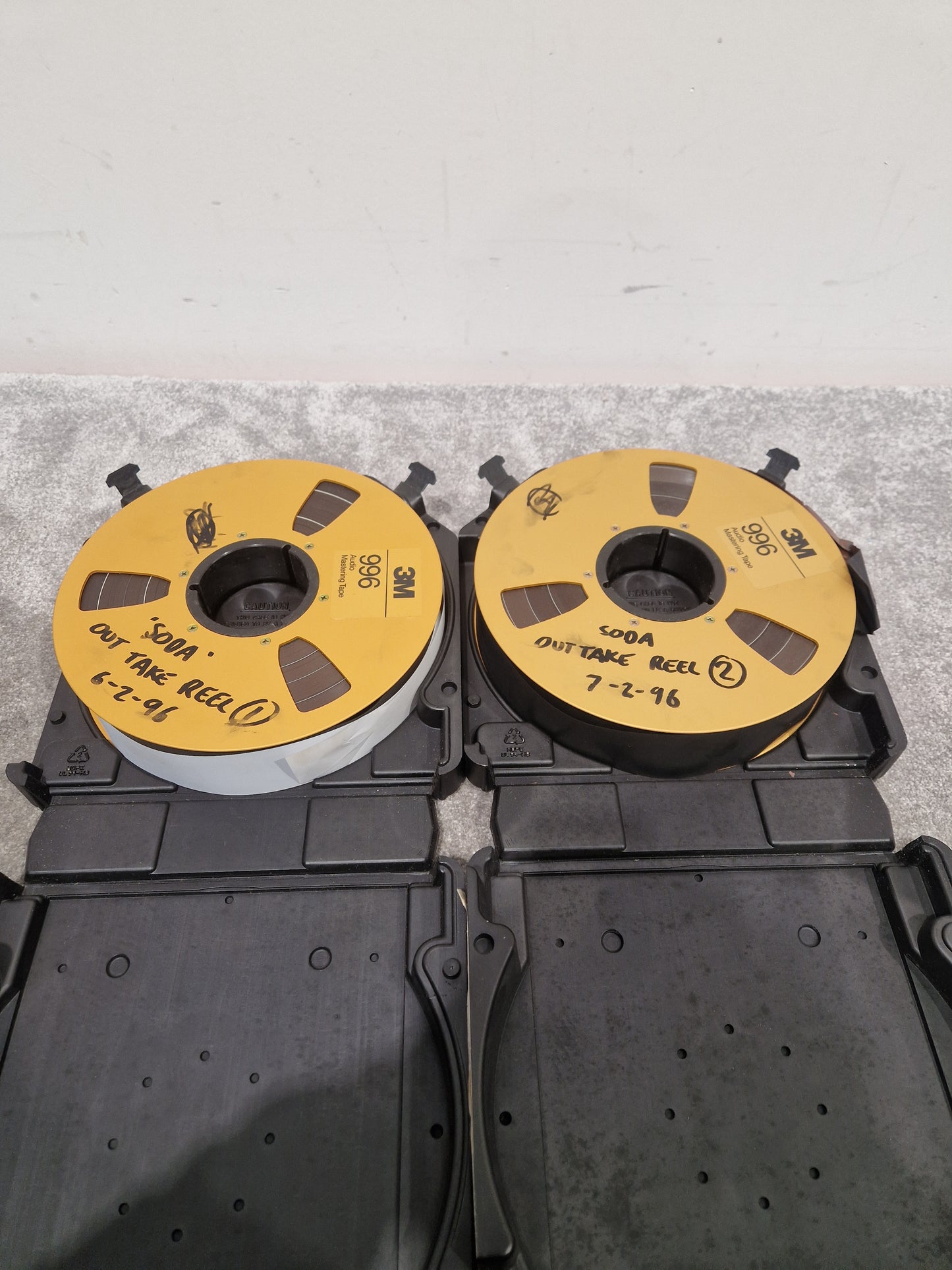 Soda – Britpop Band Collectible Westside Outtake Reels #1 & #2 – Very Good w/ Handwritten Studio Notes