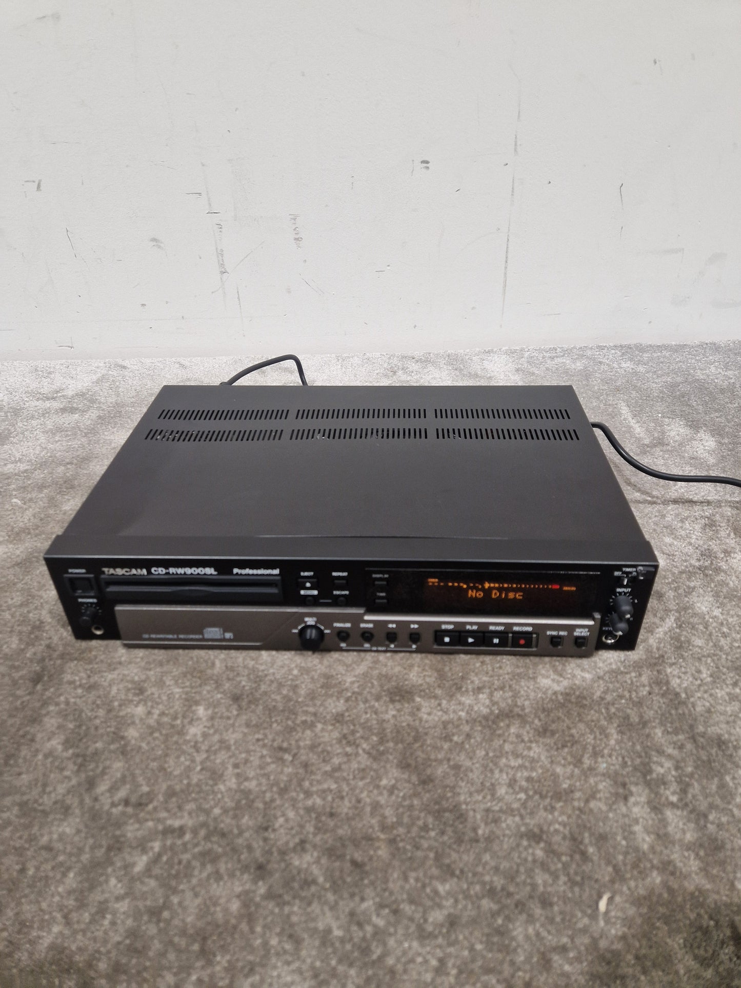 Tascam Cd-Rw900sl - Professional CD Recorder - Fair w/ Power Supply & Remote