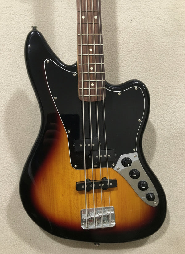 Squier Modified Jaguar Bass Special 3-TONE Sunburst Made IN Indonesia 2017 - Versatile Bass Design - Excellent
