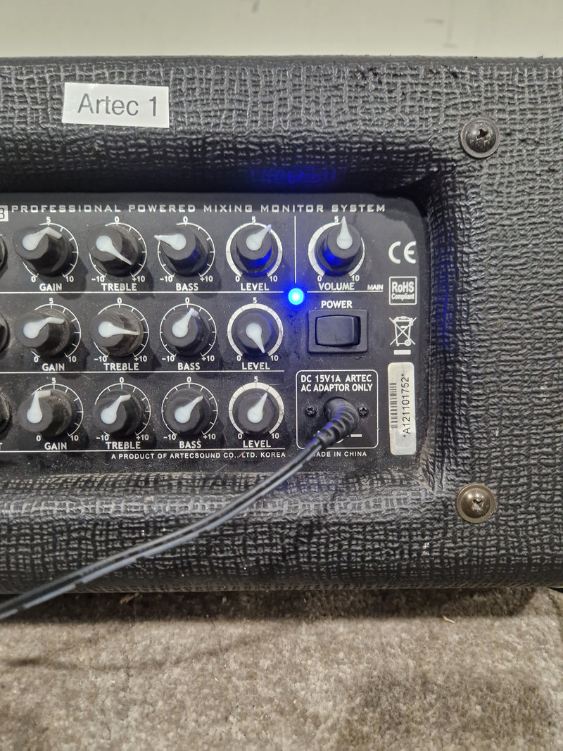 Artec PMD3-8 Instrument Amplifier - Compact Portable Design - Very Good w/ Power Supply - image 13
