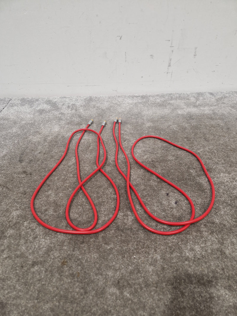 2x RCA Phono Cables - High Qaulity Red - Excellent - image 3