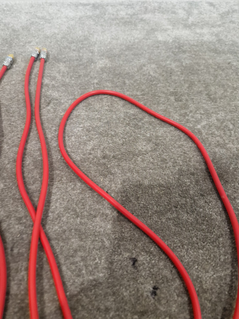 2x RCA Phono Cables - High Qaulity Red - Excellent - image 5