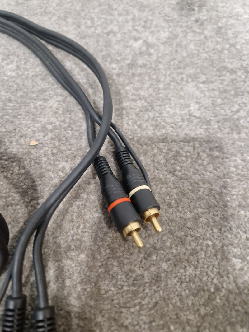 4FT L/R RCA Phono Cable - High-Fidelity Audio Transfer - Excellent - image 5