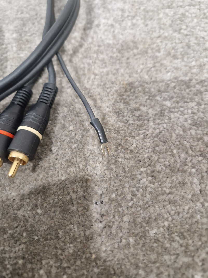 4FT L/R RCA Phono Cable - High-Fidelity Audio Transfer - Excellent - image 9