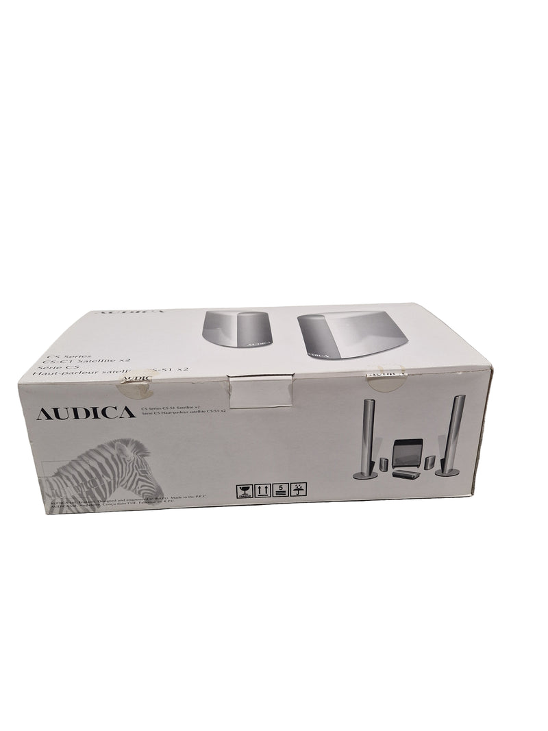 Audica CS Series Centre Speaker And CS-S1 Satellite Speakers - High-Definition Audio - Excellent w/ Original Box - image 1