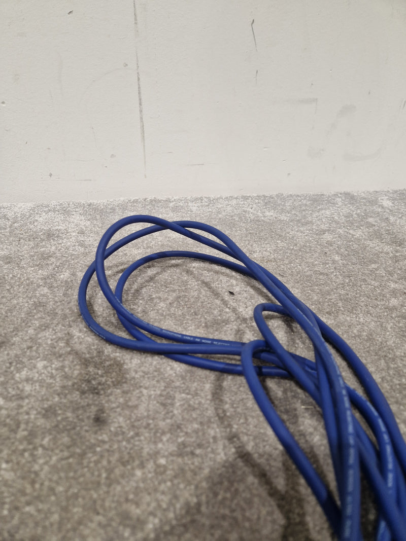 4 Blue XLR Microphone Cables - High-Quality Audio Transfer - Excellent - image 4