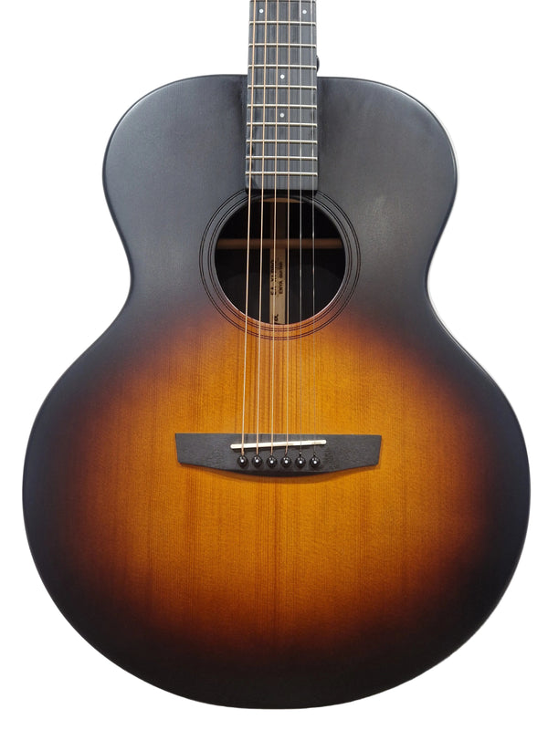 Enya EA-X1-PRO Sunburst Electro-Acoustic Guitar - Premium Tonewoods - Excellent w/ Soft Case & New Strings & Guitar Cable