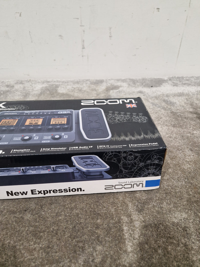 Zoom G3X - Multi-Effects Guitar Pedal - Built-In Expression Pedal - Excellent w/ Original Box & Power Supply - image 2