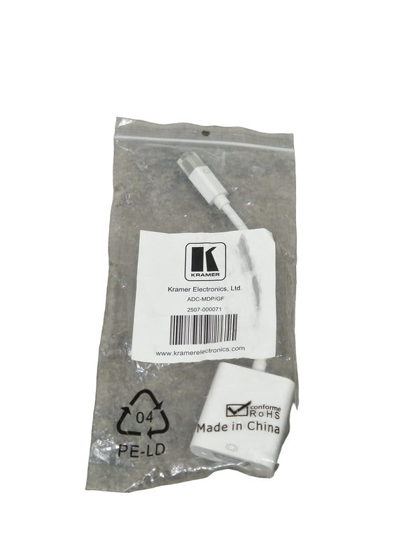 Kramer ADC-MDP/GF Cable Converter For Female Cable - Versatile Adapter Solution - Excellent w/ Original Packaging