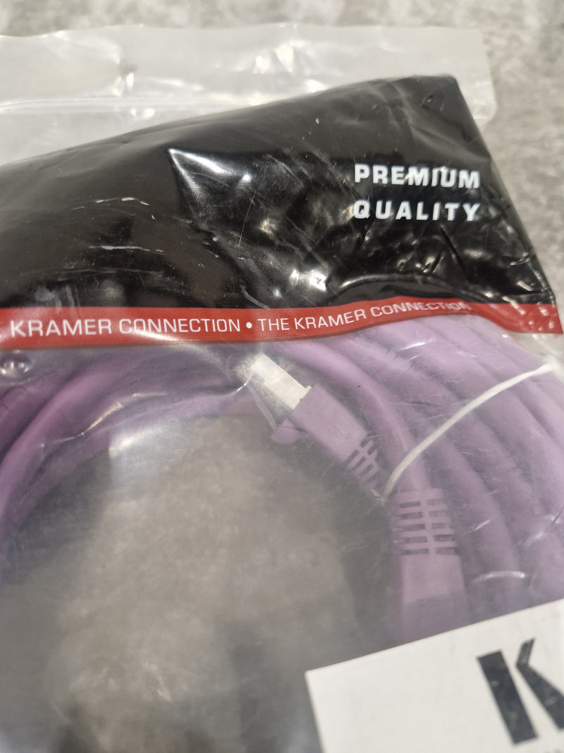 Kramer 35FT Purple Ethernet Cable - High-Speed Network - Excellent w/ Original Packaging - image 7