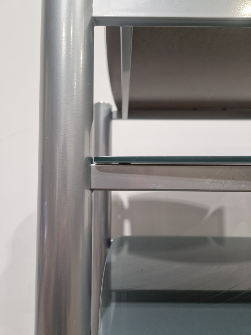 Soundstyle HI-FI Rack Silver 5 Glass Layers - Modern Audio Stand - Excellent - image 11