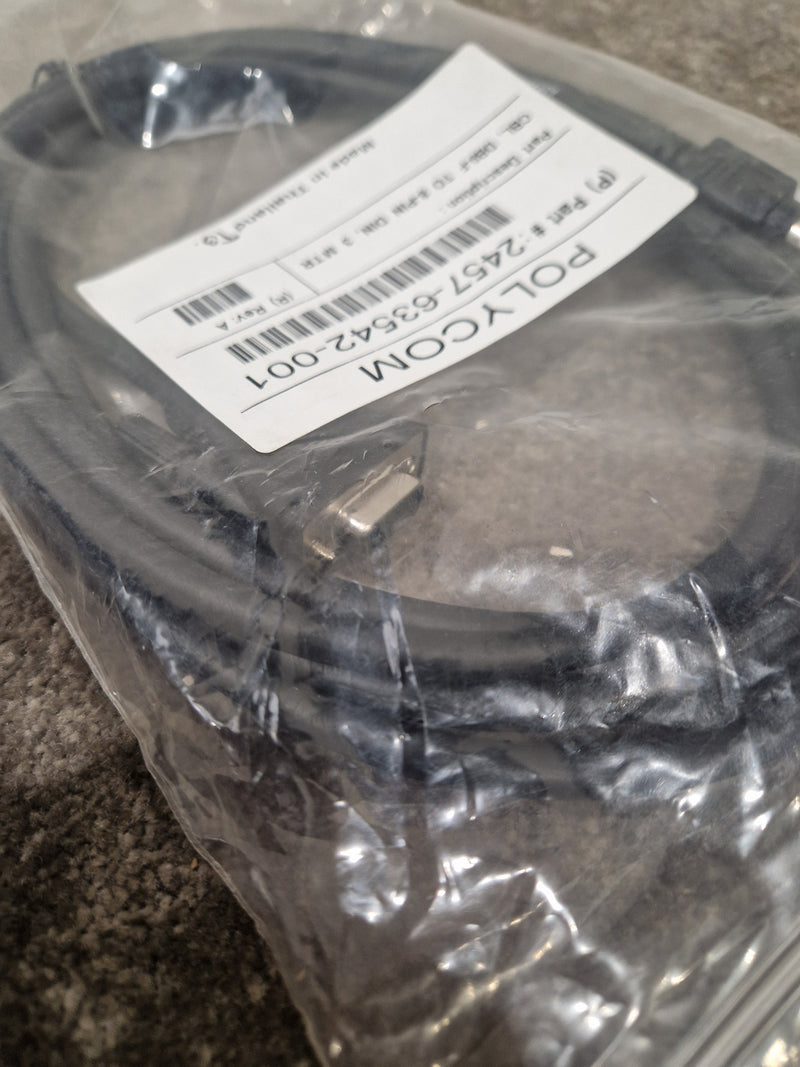 Polycom DB9-F TO 8-PIN DIN-3 MTR - Communication Cable - Excellent - image 8