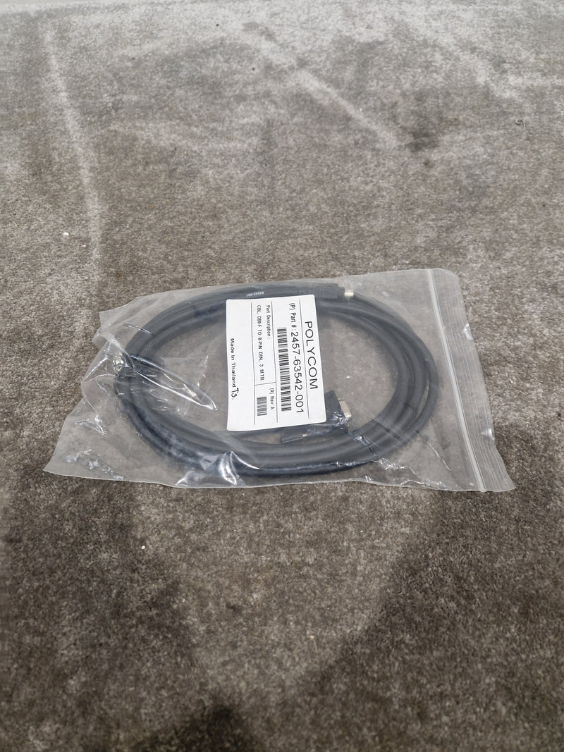 Polycom DB9-F TO 8-PIN DIN-3 MTR - Communication Cable - Excellent - image 9