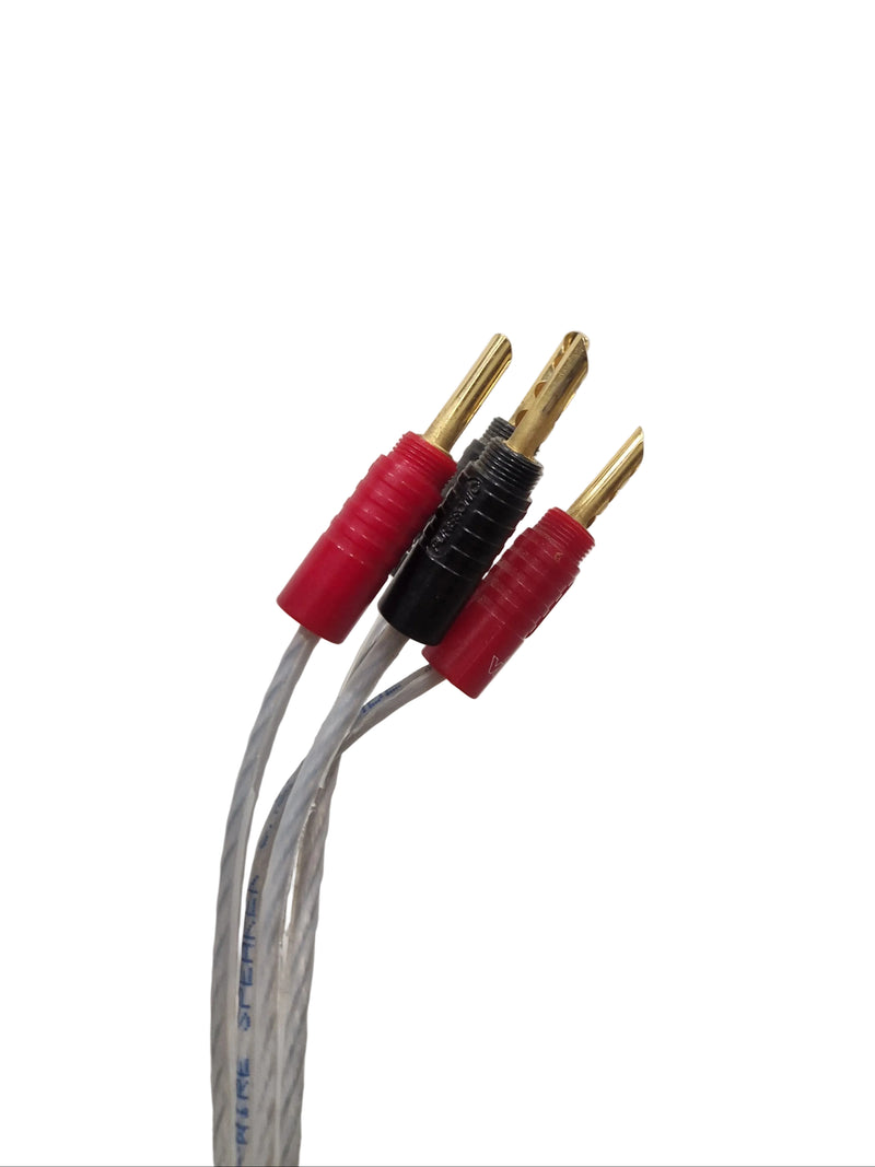 20FT QED-2 TO-4 Banana Jack Cable - Audiophile-Grade Connection - Excellent - image 1