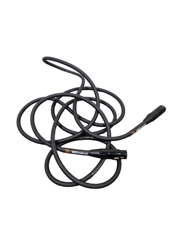 Roland 5FT Black Microphone Cable - Durable Design - Excellent
