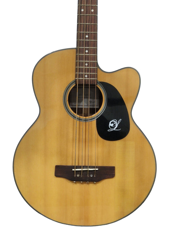 Lindo FMB-010 4 String Acoustic Bass - Natural Finish - Very Good