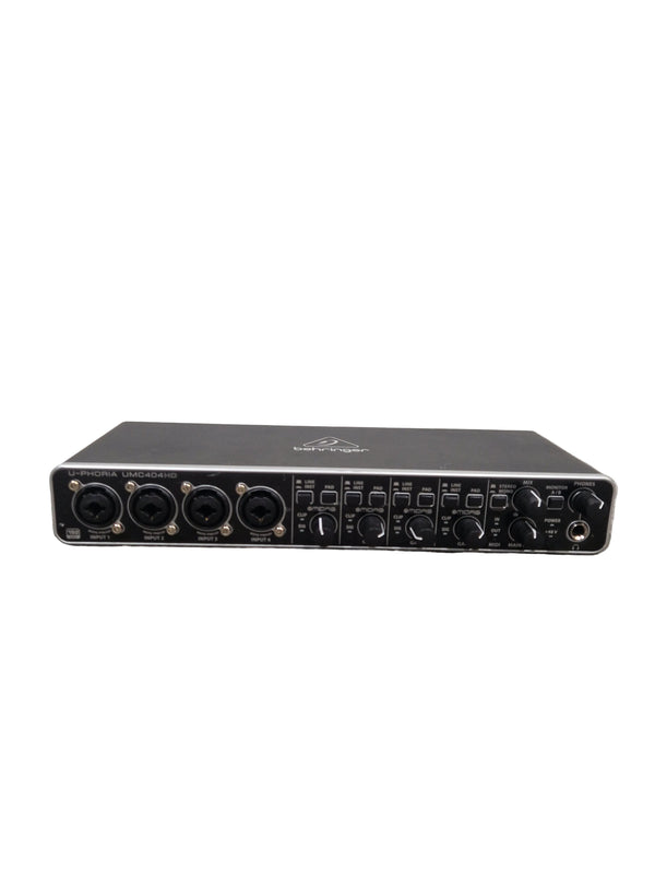 Behringer U Phoria UMC404HD Audio Interface - 4-in/4-out USB - Excellent w/ Original Box & Power Supply