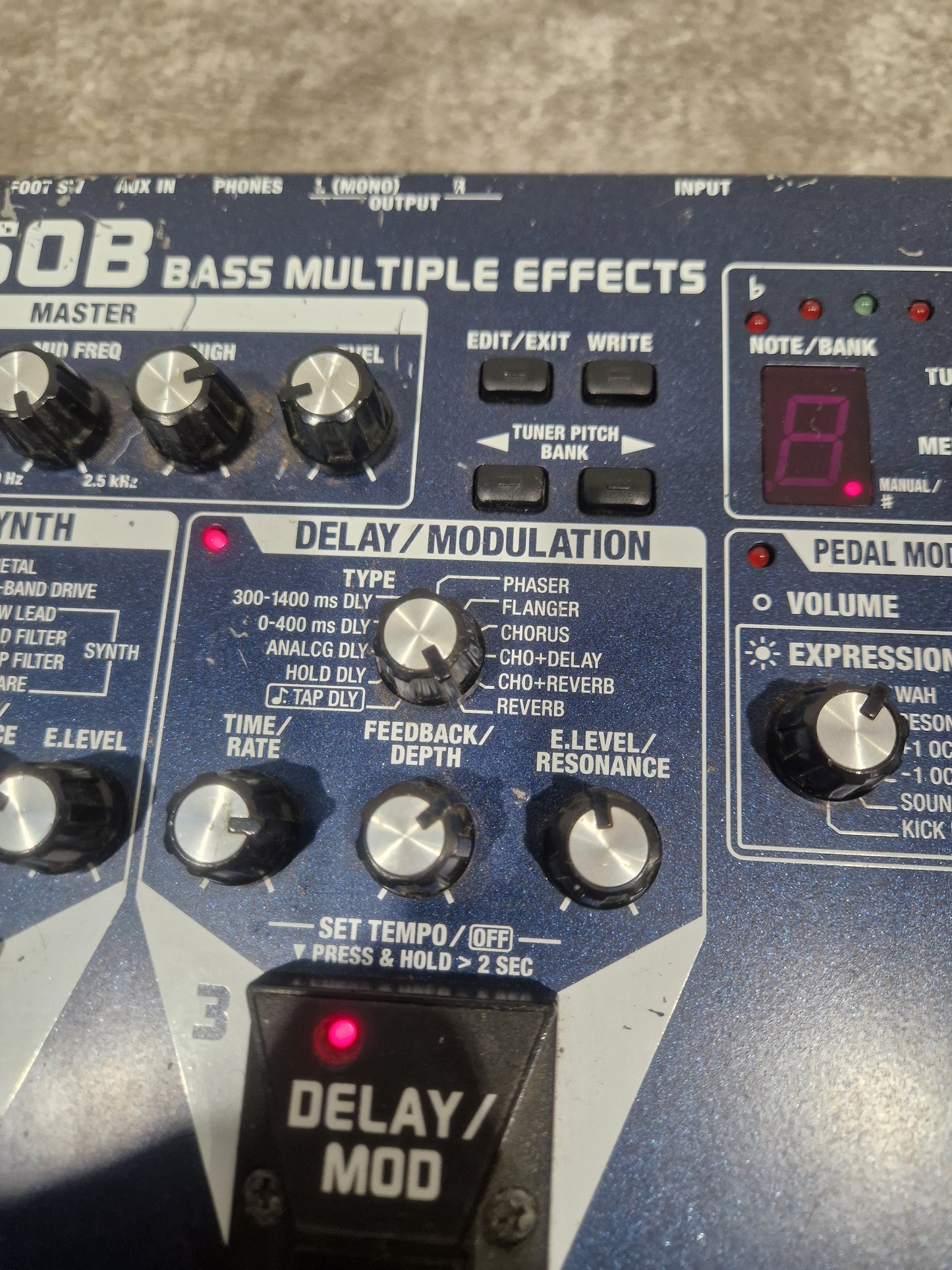 Boss ME-50B Effects Pedal - Bass Multi-Effects - Good