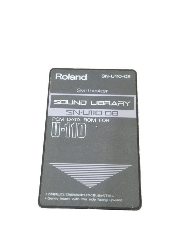 Roland SN-U110-09 Sound Library For Roland U-110 Sound Library - Rare Collection - Excellent