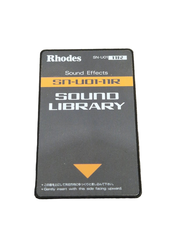 Rhodes Sound Library SN-U01-11R Sound Library - Rare Collection - Excellent w/ Original Box