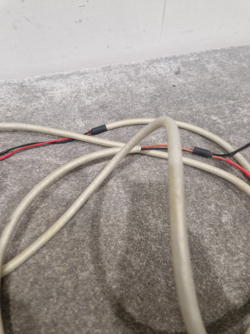 8ft White Banana Phono Lead Pair - High Quality Cables - Very Good - image 4