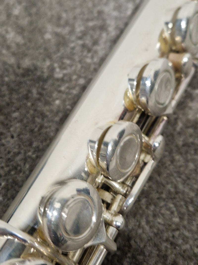 Osborne Engraved Silver Standard Nickel Flute - Elegant Design - Good w/ Hard Case - image 18