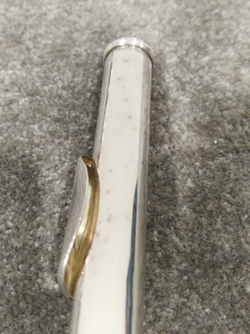 Osborne Engraved Silver Standard Nickel Flute - Elegant Design - Good w/ Hard Case - image 22