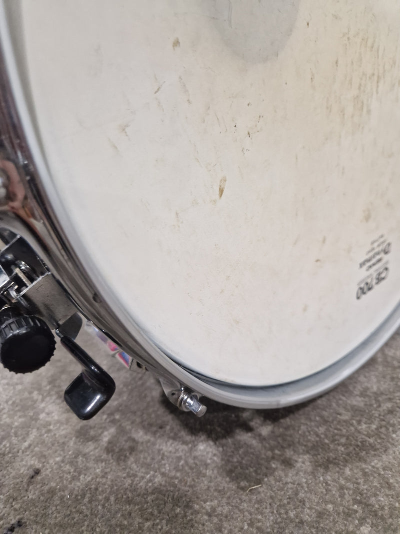 CB700 - Educational Snare Drum - Chrome - Good w/ Hard Case & Drum sticks & Drum stand - image 5