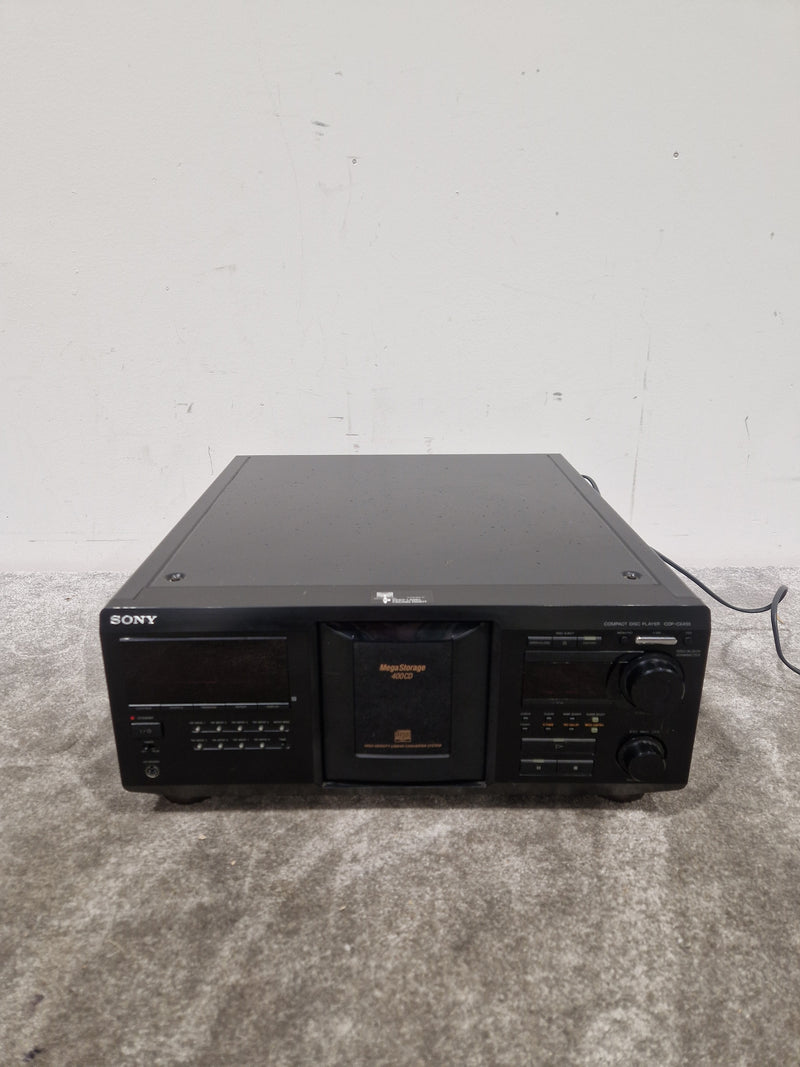 Sony CDP-CX455 CD Changer - 400-Disc Capacity - Good w/ Original Box & Power Cable & Remote - image 13