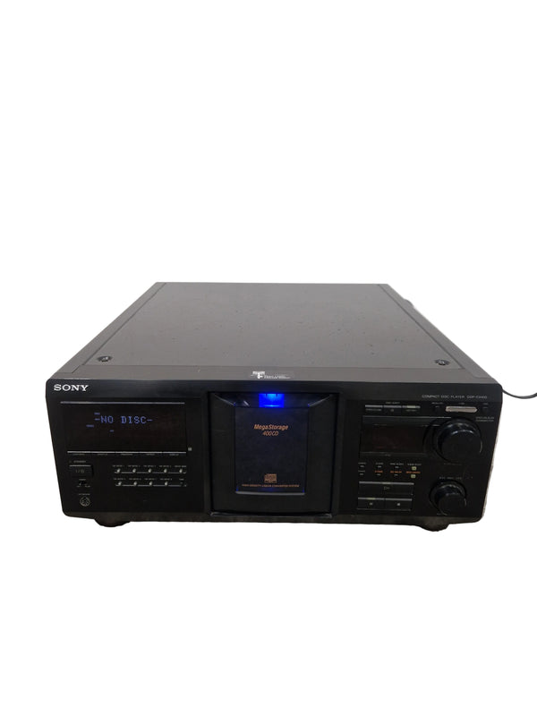 Sony CDP-CX455 CD Changer - 400-Disc Capacity - Good w/ Original Box & Power Cable & Remote