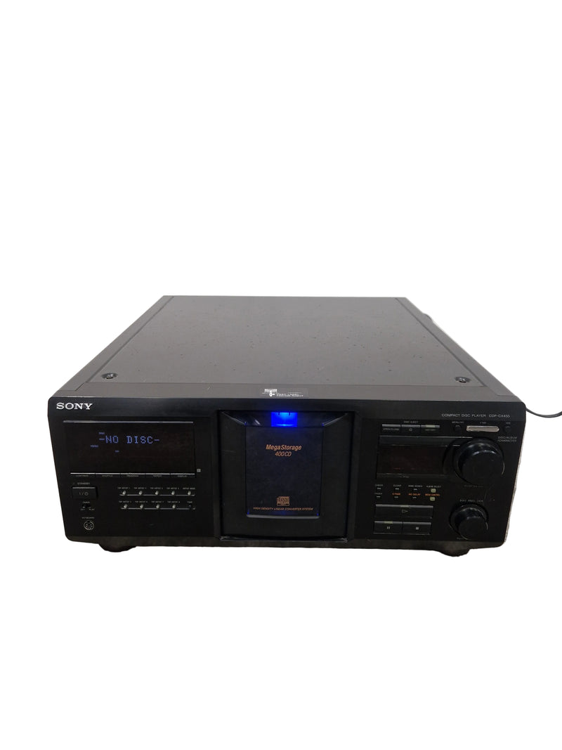 Sony CDP-CX455 CD Changer - 400-Disc Capacity - Good w/ Original Box & Power Cable & Remote - image 1