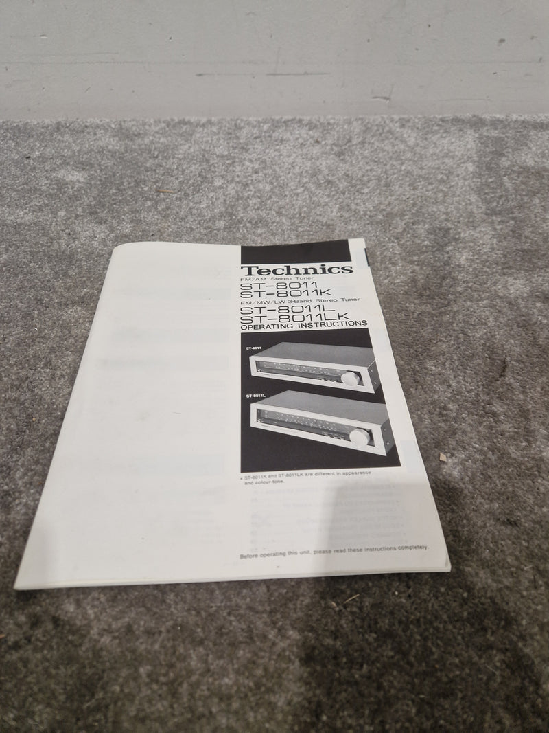 Technics ST-8011L Tuner - Analog Precision - Very Good w/ Original Box & Power Cable - image 14