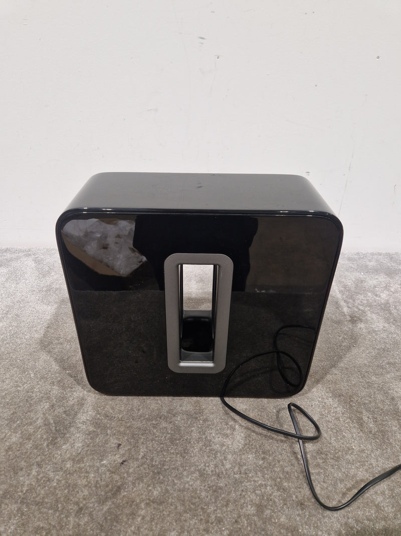 Sonos Sub Black Subwoofer - Deep Bass - Excellent w/ Original Box & Power Cable - image 2