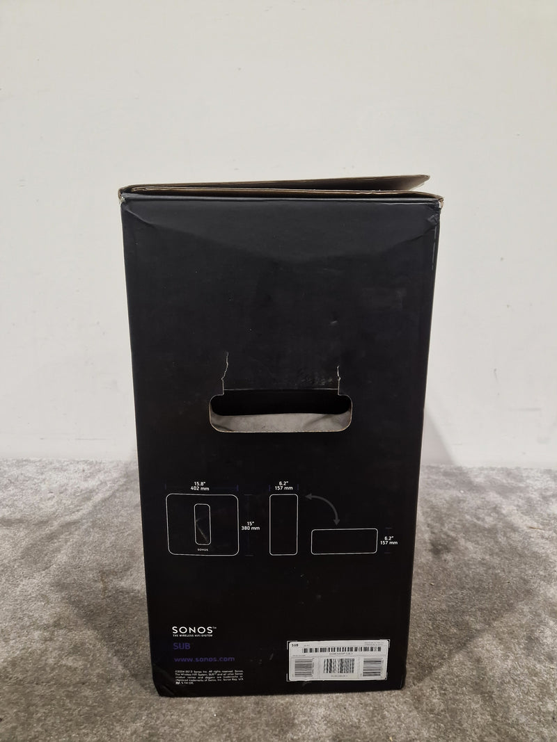 Sonos Sub Black Subwoofer - Deep Bass - Excellent w/ Original Box & Power Cable - image 3