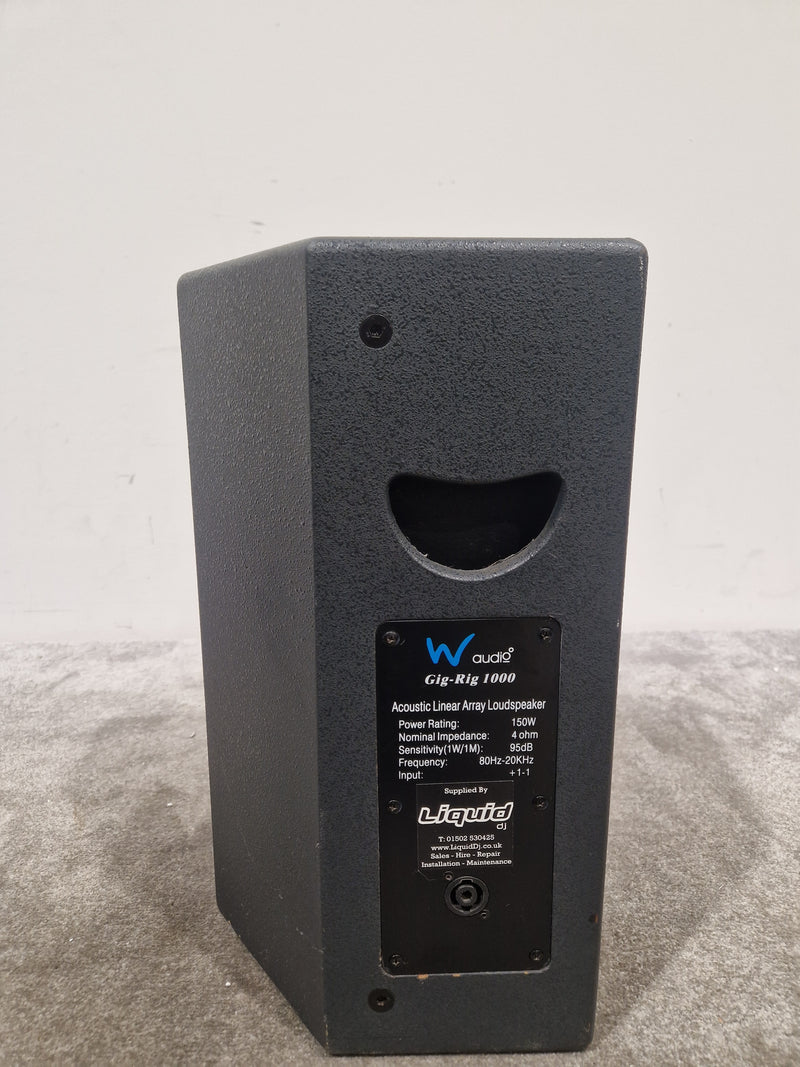 W Audio GIG-RIG 1000 Loudspeaker - 1000W Power - Good w/ Soft Case - image 6