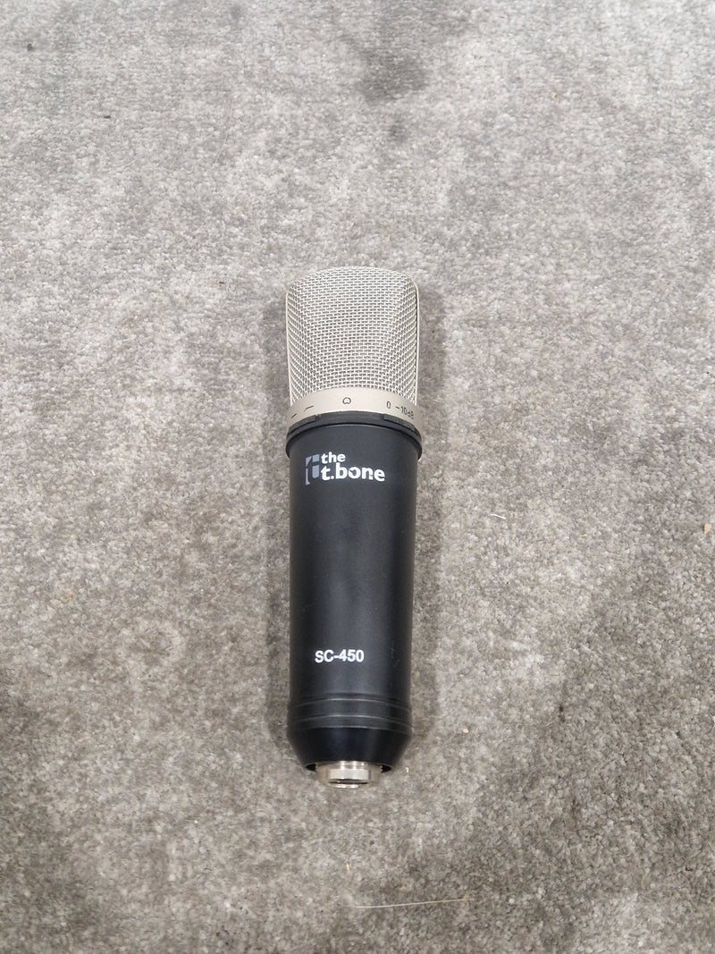 T.bone SC-450 Black Microphone - Large-Diaphragm Condenser - Very Good w/ Original Box & Hard Case & Mic Cable - image 6