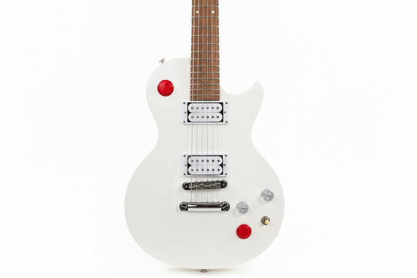 Palace Buckethead LP Style Full White Electric Guitar - Signature Design - Excellent