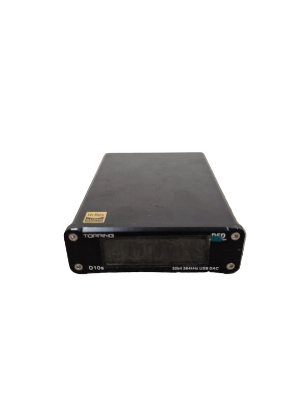 Topping D10S USB-DAC Black Audio Interface - Hi-Fi Grade - Excellent