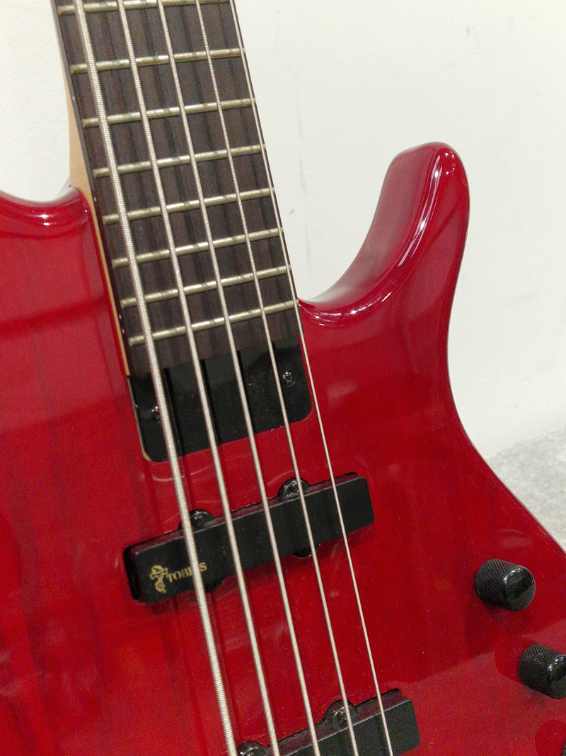 Toby Deluxe V by Tobias Red Bass Guitar - 5-String - Excellent w/ Hard Case - image 21