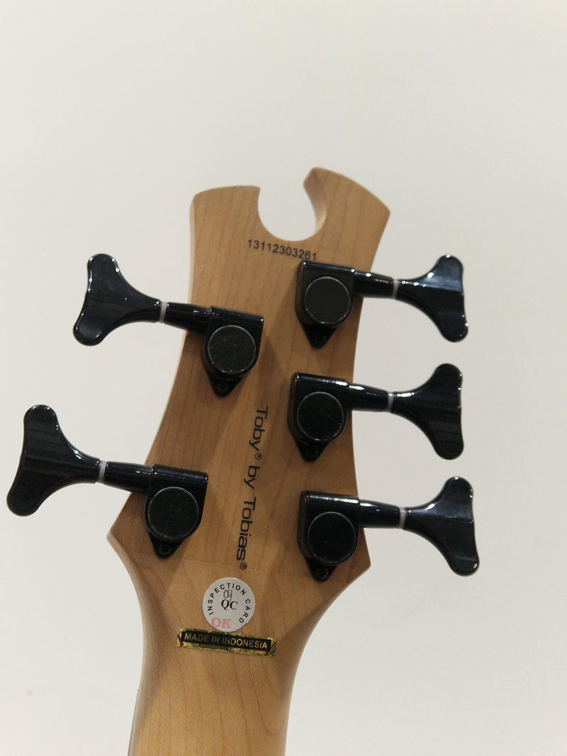 Toby Deluxe V by Tobias Red Bass Guitar - 5-String - Excellent w/ Hard Case - image 5