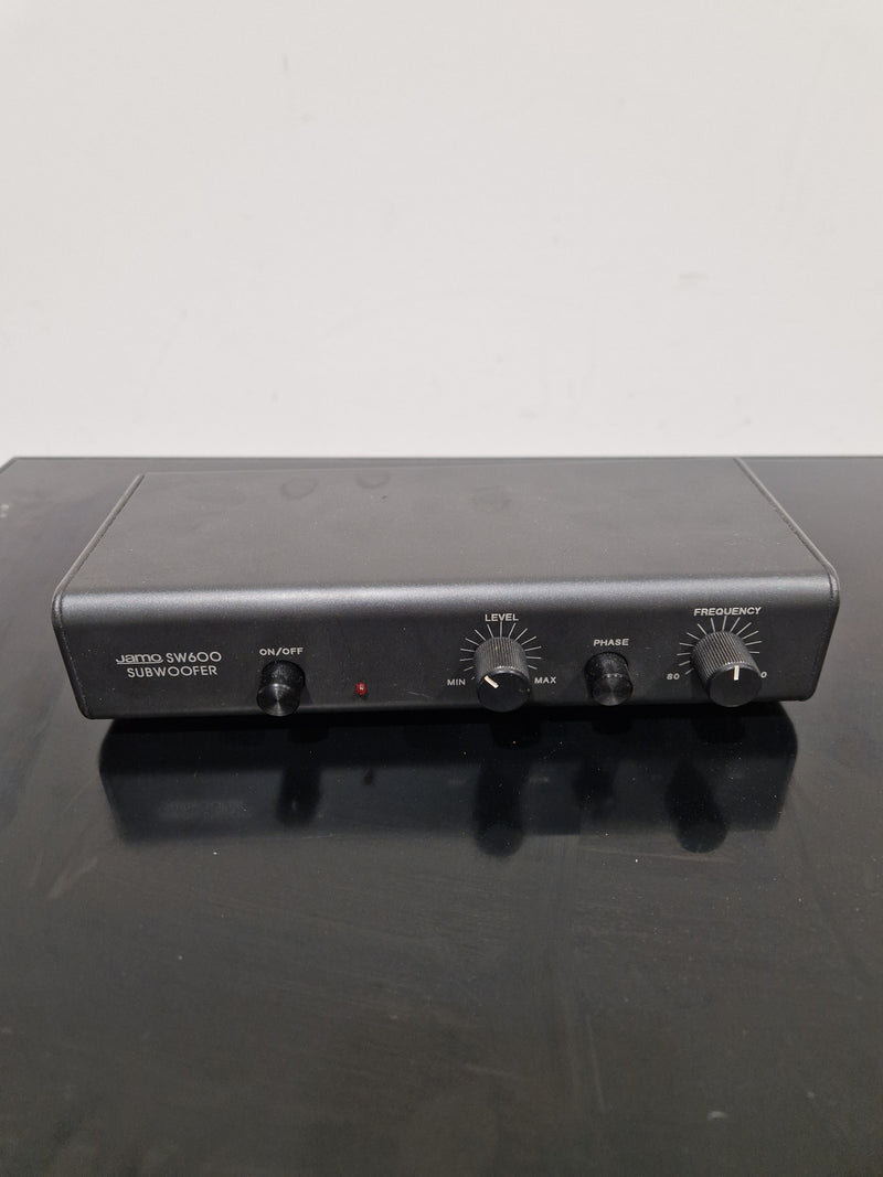 Jamo SW600 Black Subwoofer - Enhanced Bass Response - Very Good w/ Original Box & Control hub - image 7