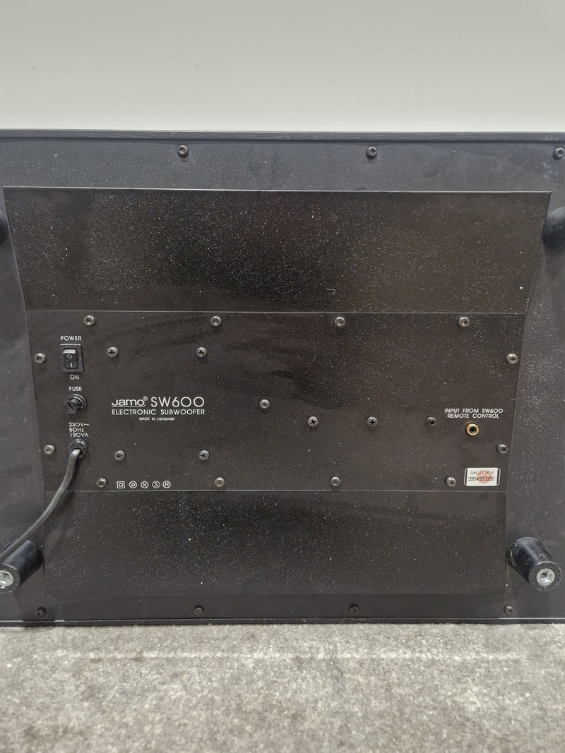 Jamo SW600 Black Subwoofer - Enhanced Bass Response - Very Good w/ Original Box & Control hub - image 13
