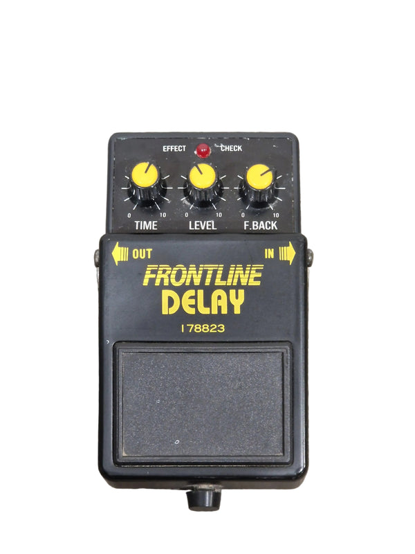 Frontline Delay 178823 - Guitar Effects Pedal - Delay - Black - Excellent