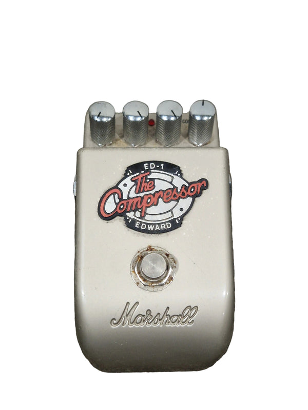 Marshall ED-1 The Compressor - Effects Pedal - Silver - Good