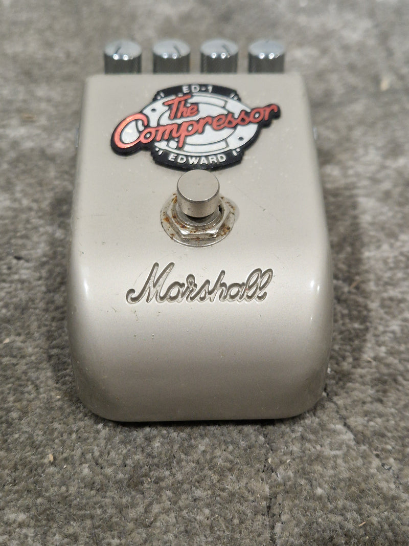 Marshall ED-1 The Compressor - Effects Pedal - Silver - Good - image 2