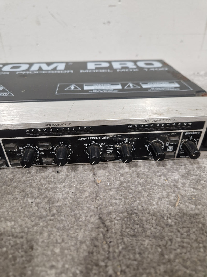 Behringer Autocom Pro MDX 1400 - Audio Dynamics Processor - Fair - image 5