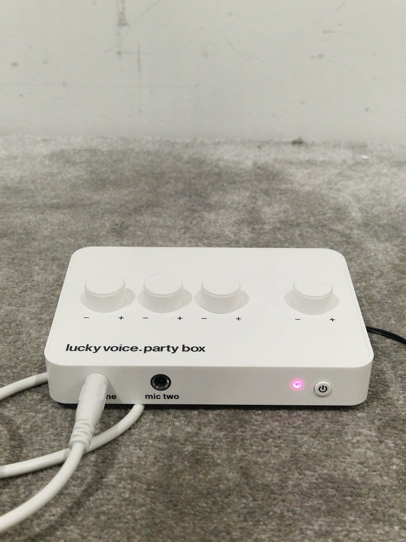 Lucky Voice Karaoke Kit - Karaoke System - White - Excellent - image 5