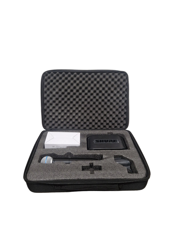 Shure GLXD24+/Beta58A - Wireless Microphone System - Like New w/ Power Supply & Soft Case