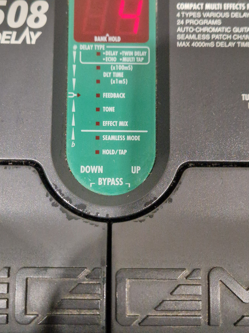 Zoom 508 Delay - Multi Effects Processor - Black - Excellent w/ Original Box, Manuals, Power Supply & Practice CDs - image 4