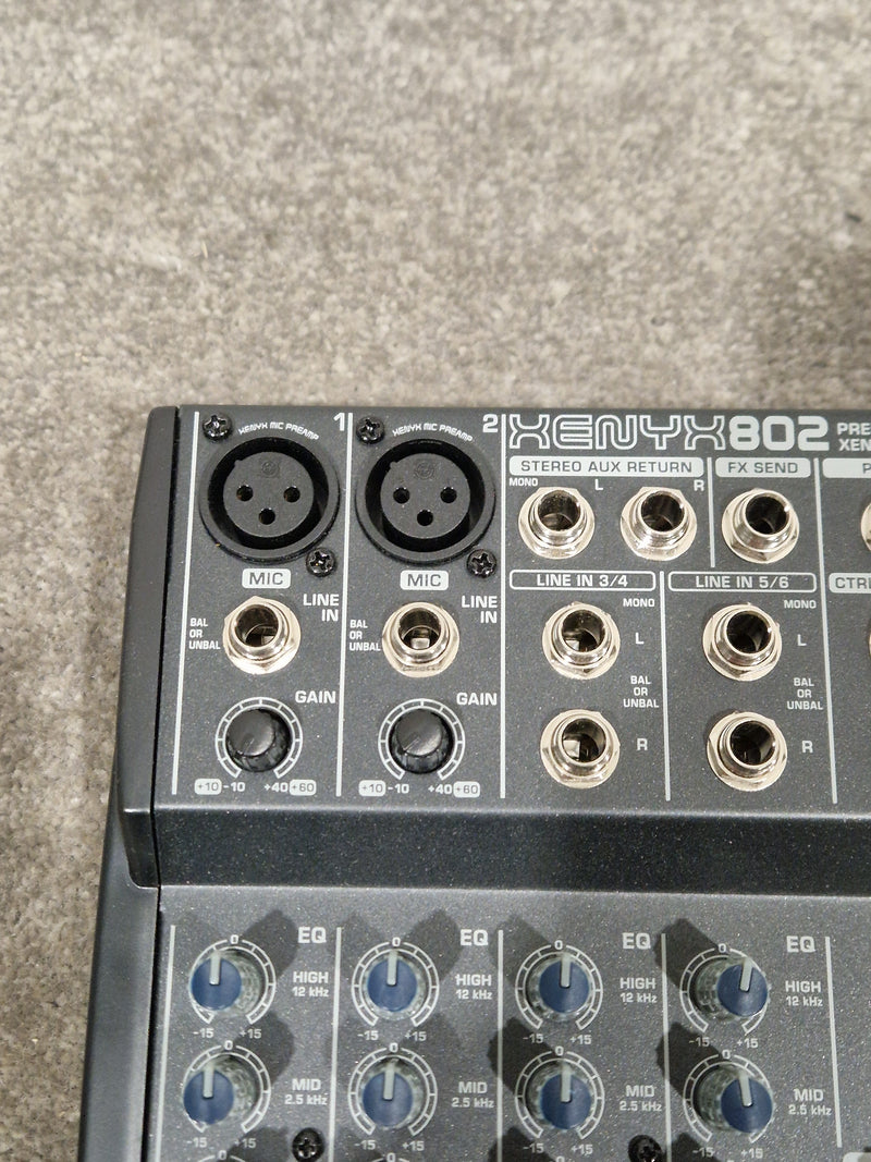 Behringer XENYX 802 Audio Mixer - 8-Input Compact - Excellent w/ Original Box & European Power supply - image 10